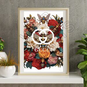 GUCCI Bee and Floral 11" x 17" Art Print